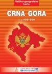 Fizičko-geografska školska karta Crne Gore Fizičko-geografska školska karta Crne Gore