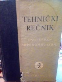 TEHNICKI RECNIK ENGLESKO - SRPSKOHRVATSKI