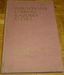 ISTRAŽIVANJE O MESTU RAZUMA U ETICI