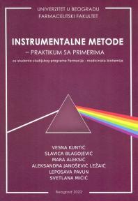 Instrumentalne metode: Praktikum sa primerima za studente studijskog programa Farmacija