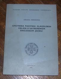 Upotreba pasivnih glagolskih oblika u savremenom engleskom jeziku
