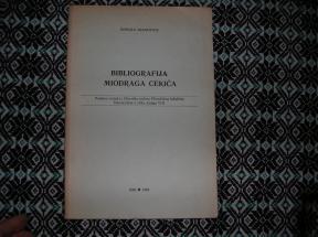 Bibliografija Miodraga Cekića