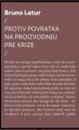 Protiv povratka na proizvodnju pre krize Protiv povratka na proizvodnju pre krize