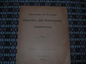 Untersuchung und Berechnung der Blasrohre und Schornsteine von lokomotiven 