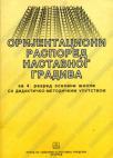 Orijentacioni raspored nastavnog gradiva za 4. razred osnovne škole Orijentacioni raspored nastavnog gradiva za 4. razred osnovne škole
