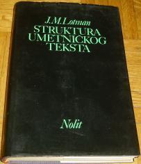 STRUKTURA UMETNIČKOG TEKSTA 