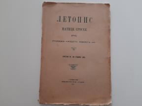 Letopis Matice srpske, knjiga 271 - 1910. sveska XI