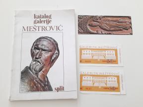 Katalog galerije Meštrović + dve iskorištene ulaznice