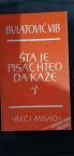 Sta je pisac hteo da kaze