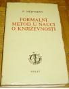 FORMALNI METOD U NAUCI O KNJIŽEVNOSTI 