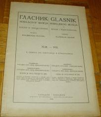 GLASNIK ZEMALJSKOG MUZEJA U BOSNI I HERCEGOVINI XLIII