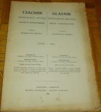 GLASNIK ZEMALJSKOG MUZEJA U BOSNI I HERCEGOVINI XXXVI