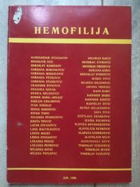 Hemofilija - zbornik radova simpozijuma